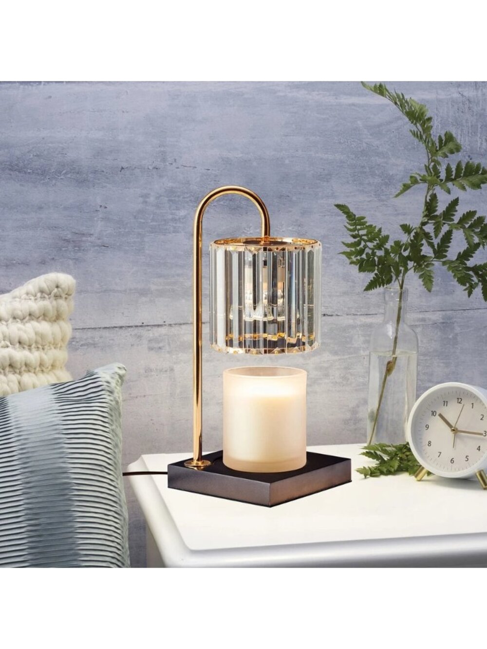 Mikasa Electric Candle Warmer Lamp NIB 13.8inx5.9in Elegant